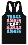 Trans Rights are Human Rights Women's Racerback Tank